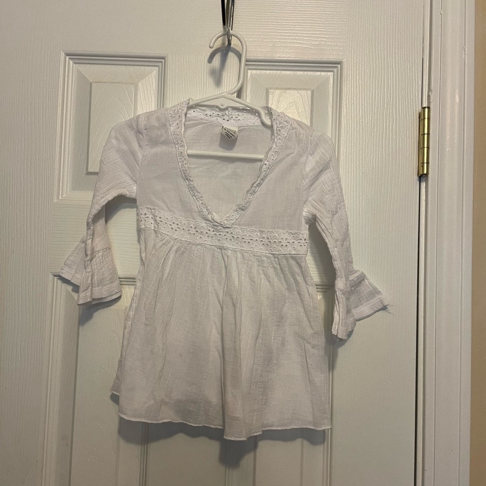 White Baby👶🏼Girl👧🏻Swim🏊‍♀️Coverup Sz 18-24M